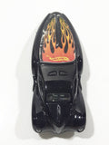2004 Hot Wheels Crooze Ooz Coupe Black with Flames Die Cast Toy Car Vehicle McDonald's Happy Meal 6/8