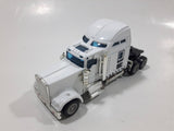 Unknown Brand Semi Tractor Truck White Die Cast Toy Car Vehicle