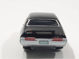 2003 Johnny Lightning 1969 Pontiac GTO Yellow and Black Die Cast Toy Car Vehicle with Opening Hood - Busted Spoiler