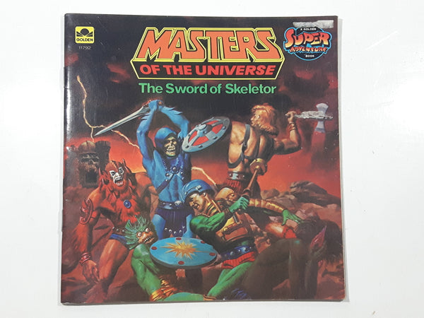 1983 Golden Books 11792 A Golden Super Adventure Book Masters Of The Universe The Sword of Skeletor Paper Cover Book