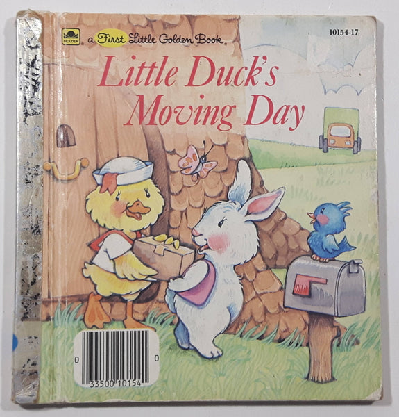 1986 Golden Books 10154-17 A First Little Golden Book Little Duck's Moving Day Hard Cover Book