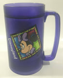 Theromserv Disney Disneyland Minnie Mouse Themed 6 1/4" Tall Purple Plastic Freezer Mug Cup