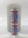 Budweiser Stacked Beer Can Shaped Handle Glow In The Dark 6" Plastic Freezer Mug Cup