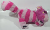 Walt Disney Store Disney Pixar Alice in Wonderland Cheshire Cat Pink Talking and Animated Motion Glow in the Dark Stuffed Plush Robotic