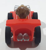 Ferrero Kinder Surprise MPG FT-3-113 Lion Driving Red Race Car 3" Long Pullback Friction Motorized Toy Car Vehicle