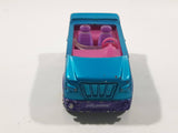 2007 Mattel Polly Pocket Convertible Blue and Pink Plastic Body Die Cast Toy Car Vehicle J1679 - No Windshield