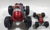 Spider-Man 3 3/4" Long and 6 3/4" Long Toy Vehicle Flip Cars
