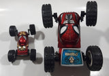 Spider-Man 3 3/4" Long and 6 3/4" Long Toy Vehicle Flip Cars