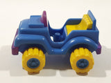 1988 McDonald's Garfield Blue Safari Jeep 2 3/4" Toy Car Vehicle