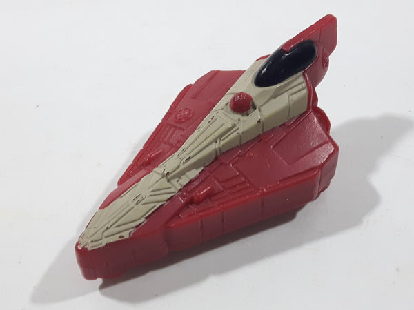 2010 McDonald's LFL Star Wars Jedi Starfighter Starship 3" Plastic Toy Vehicle
