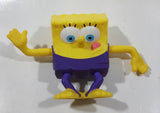 2012 McDonald's SpongeBob SquarePants Gymnastics Purple Leotard 3" Tall Toy Figure