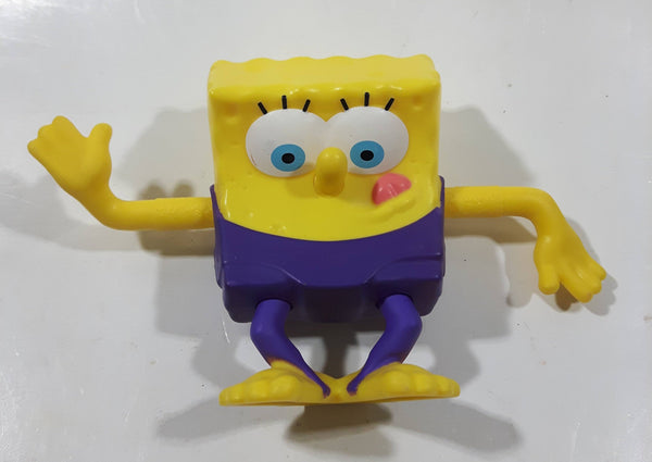 2012 McDonald's SpongeBob SquarePants Gymnastics Purple Leotard 3" Tall Toy Figure