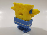 2012 McDonald's SpongeBob SquarePants Blue Clothes 3" Tall Toy Figure