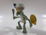 2012 McDonald's SpongeBob SquarePants Squidward Tennis Player 4" Tall Toy Figure