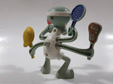 2012 McDonald's SpongeBob SquarePants Squidward Tennis Player 4" Tall Toy Figure