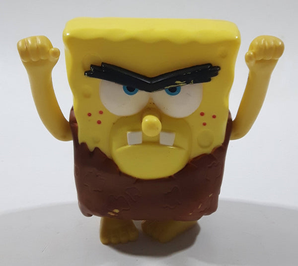 2005 Burger King SpongeBob SquarePants Caveman 3 1/4" Tall Toy Figure