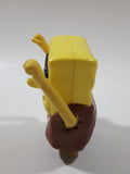 2005 Burger King SpongeBob SquarePants Caveman 3 1/4" Tall Toy Figure