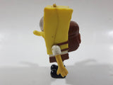 2002 Burger King SpongeBob SquarePants Clear Eyes 3 1/2" Tall Toy Figure