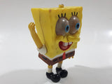 2002 Burger King SpongeBob SquarePants Clear Eyes 3 1/2" Tall Toy Figure