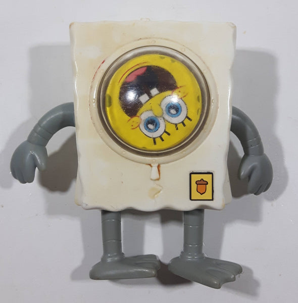 2011 Burger King SpongeBob SquarePants Washing Machine 3 1/4" Tall Toy Figure