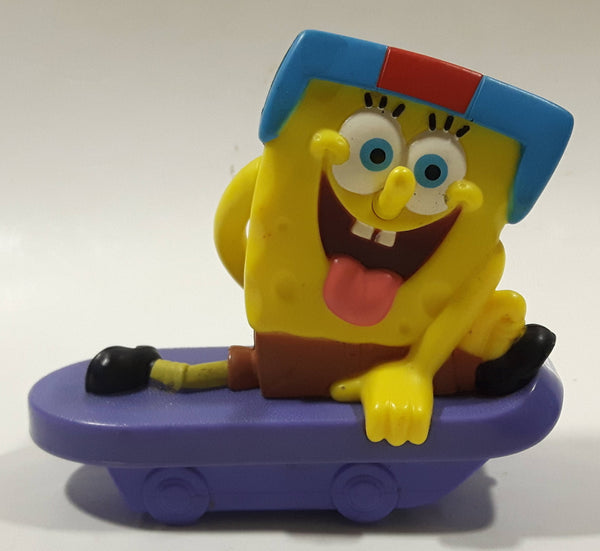 2012 McDonald's SpongeBob SquarePants on a Skateboard 3" Tall Toy Figure