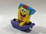 2012 McDonald's SpongeBob SquarePants on a Skateboard 3" Tall Toy Figure