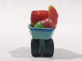 2006 SpongeBob SquarePants with Patrick in a Boat with Wheels Miniature 1 1/8" Tall Toy Figure