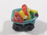 2006 SpongeBob SquarePants with Patrick in a Boat with Wheels Miniature 1 1/8" Tall Toy Figure