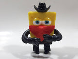 2008 Burger King SpongeBob SquarePants Cowboy Bandit 3 1/2" Tall Toy Figure