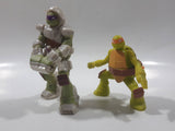 2016 McDonald's Viacom TMNT Teenage Mutant Ninja Turtles Michaelangelo and Donatello Toy Figures Set of 2