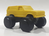 1982 Mattel Yellow Truck Plastic Toy Car Vehicle Made in Mexico