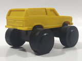 1982 Mattel Yellow Truck Plastic Toy Car Vehicle Made in Mexico