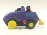 1995 Wendy's Techno Tows Tow Truck Purple Plastic Wind Up Toy Car Vehicle