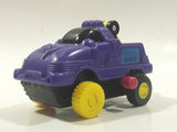 1995 Wendy's Techno Tows Tow Truck Purple Plastic Wind Up Toy Car Vehicle