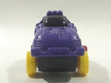 1995 Wendy's Techno Tows Tow Truck Purple Plastic Wind Up Toy Car Vehicle