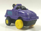 1995 Wendy's Techno Tows Tow Truck Purple Plastic Wind Up Toy Car Vehicle