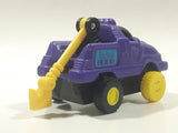 1995 Wendy's Techno Tows Tow Truck Purple Plastic Wind Up Toy Car Vehicle
