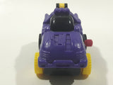 1995 Wendy's Techno Tows Tow Truck Purple Plastic Wind Up Toy Car Vehicle