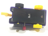 1995 Wendy's Techno Tows Tow Truck Purple Plastic Wind Up Toy Car Vehicle