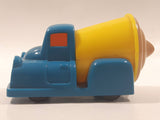 1997 Wendy's Restaurants Blue and Yellow Chocolate Frosty Toy Car Vehicle - Kid's Meal