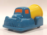 1997 Wendy's Restaurants Blue and Yellow Chocolate Frosty Toy Car Vehicle - Kid's Meal