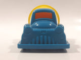 1997 Wendy's Restaurants Blue and Yellow Chocolate Frosty Toy Car Vehicle - Kid's Meal