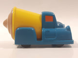 1997 Wendy's Restaurants Blue and Yellow Chocolate Frosty Toy Car Vehicle - Kid's Meal