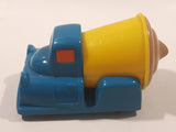 1997 Wendy's Restaurants Blue and Yellow Chocolate Frosty Toy Car Vehicle - Kid's Meal