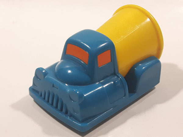 1997 Wendy's Restaurants Blue and Yellow Chocolate Frosty Toy Car Vehicle - Kid's Meal