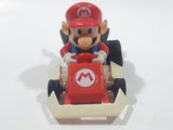 2005 Tomy Nintendo Mario Kart Mario Driving Go Kart Plastic Pullback Toy Car Vehicle - Missing a wheel