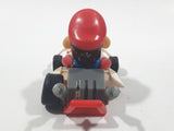 2005 Tomy Nintendo Mario Kart Mario Driving Go Kart Plastic Pullback Toy Car Vehicle - Missing a wheel