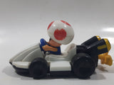 2014 McDonald's Nintendo Mario Kart Toad Plastic 3" Long Toy Character Car Vehicle