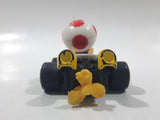 2014 McDonald's Nintendo Mario Kart Toad Plastic 3" Long Toy Character Car Vehicle