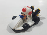 2014 McDonald's Nintendo Mario Kart Toad Plastic 3" Long Toy Character Car Vehicle